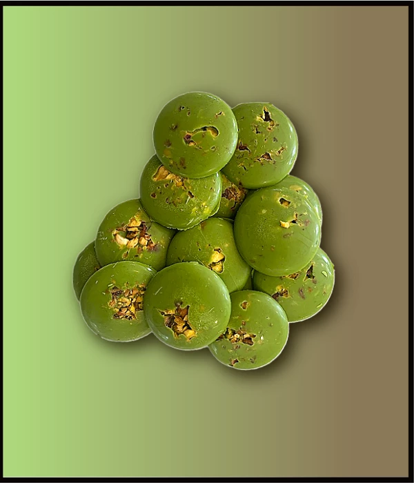 Pastilles au Matcha et pistaches - Choco-Choco Valleyfield